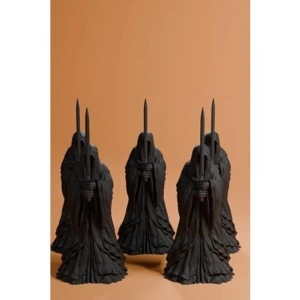 10 Cm Boyutunda Yüzüklerin Efendisi Temalı Nazgul Figür Seti