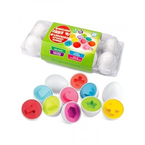 10lu Eğlenceli Geometrik Yumurta Seti