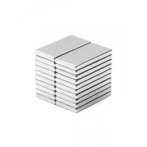 10lu Güçlü Neodyum Blok Mıknatıs, 30x10x2 mm Boyutunda