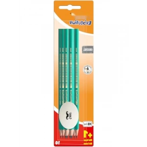 10lu HB Kurşun Kalem ve Silgi Seti