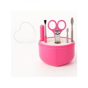 10lu Paslanmaz Çelik Manikür Pedikür Seti - Seyahat İçin Taşınabilir Kutu