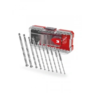 10 Parça Duvar Matkap Ucu Seti, Yüksek Dayanıklı Çelik ve Saklama Kutusu