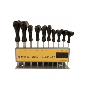 10 Parça T-Kolu Altıgen Anahtar Seti