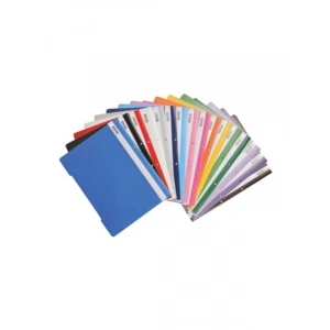 10 Renkli Telli Dosya Seti, Ofis Kullanımı İçin Pratik