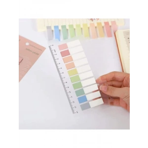 10 Renkli Yapışkan Not Kağıtları, 200 Yapraklı Set