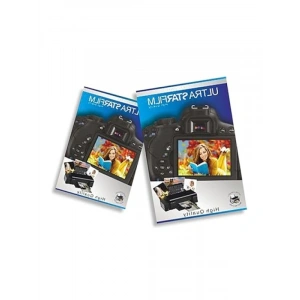 100 Adet A3 Çift Taraflı Parlak Kuşe Kağıt, 120 Gram