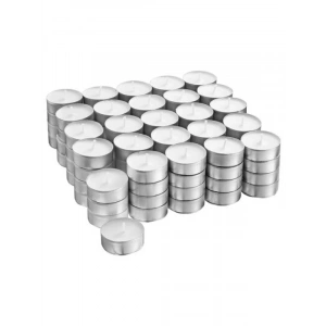 100 Adet Mini Beyaz Mum (3,8 cm)