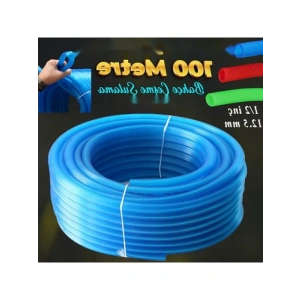 100 Metre İç Çap 1/2 Naturel Silikonlu Bahçe Su Hortumu