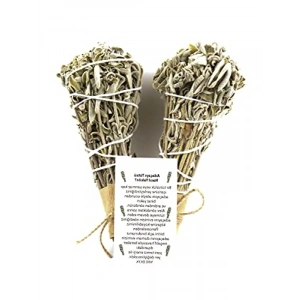 %100 Organik Adaçayı Tütsü Seti - 2 Adet