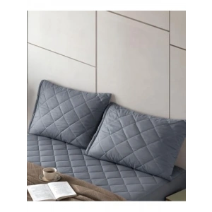 %100 Pamuk Kapitone Yastık Koruyucu Kılıf, 2li Set