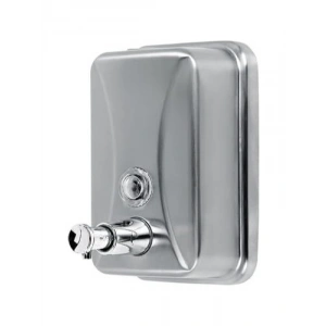 1000 ml Kapasiteli Paslanmaz Sıvı Sabunluk - Duvara Monte Edilebilir