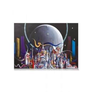 1000 Parça Ay Şehri Temalı Puzzle