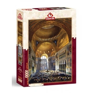 1000 Parça Ayasofya Camii Temalı Puzzle, Eğlenceli Zihin Geliştirme Oyunu