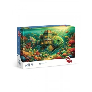 1000 Parça Balık Ev Puzzle 68 x 48 cm