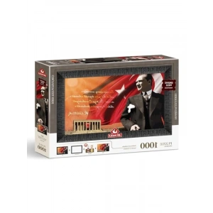 1000 Parça Çerçeveli Atatürk ve Anıtkabir Puzzle Seti