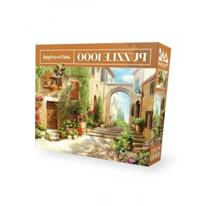 1000 Parça Eğlenceli Eski Sokak Puzzle Seti