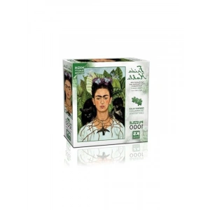1000 Parça Frida Kahlo Temalı Puzzle, Kendi Portresi Tasarımı