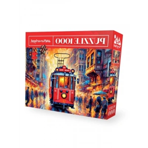 1000 Parça İstiklal Caddesi Manzaralı Puzzle