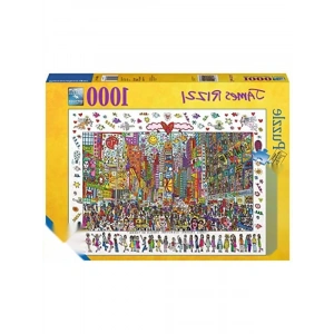 1000 Parça James Rizzi - Times Square Temalı Yetişkin Puzzle