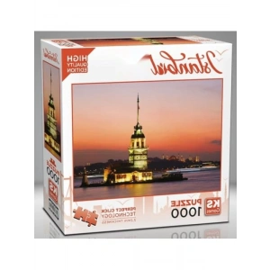 1000 Parça Kız Kulesi ve Gün Batımı Yapboz