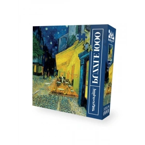 1000 Parça Puzzle - Gece Kafe Manzarası