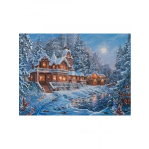 1000 Parça Sihirli Kış Temalı Puzzle