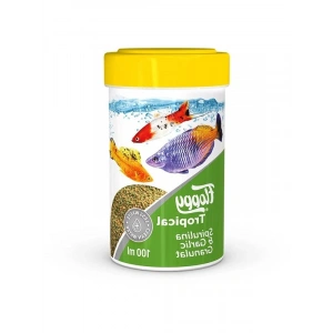 100ml Tropical Spirulina ve Sarımsak Granül, Balık Yemi