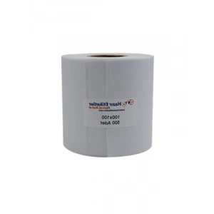 100mm x 100mm Termal Etiket, 500 Adet Rulo