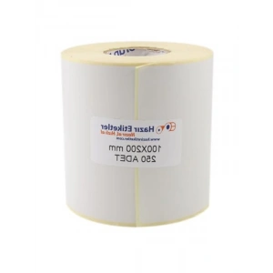 100mm x 200mm Eko Termal Etiket - 250 Adet Rulo