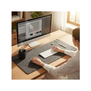 100x44 cm Antrasit Renk Keçe Mouse Pedi, 3 mm Kalınlık