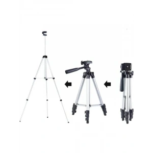 105 cm Uzunlu Telefon ve Kamera Tutucu Tripod Ayak Profesyonel Kullanım