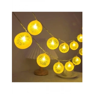 10’lu Limon Dilimi Şeklinde LED Işık Zinciri – 2 Metre