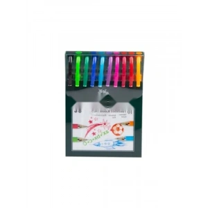 10’lu Tükenmez Kalem Seti - 0.7 mm Uç Kalınlığı