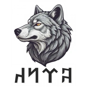 10x10 cm Bozkurt Sticker Seti, 3 Adet Araba, Laptop ve Kask İçin