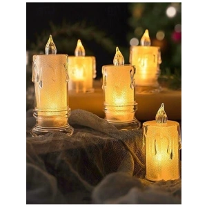 11 cm Pilli LED Mum - 12 Adet Paket