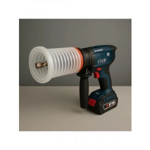 11 Cm Vantuzlu Körüklü Matkap Toz Tutucu