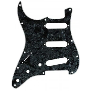 11 Delik S/S/S Pickguard - Siyah İnci 4-Kat