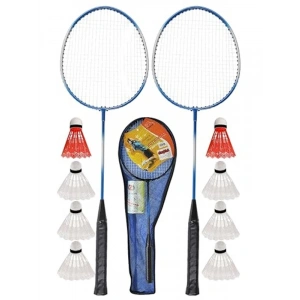 Amatör Badminton Seti - 11 Parça ile İki Raket ve Top