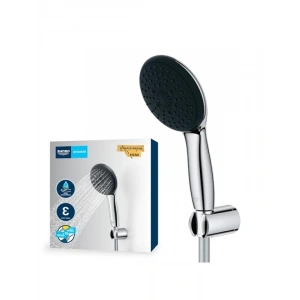 110mm Yuvarlak El Duşu Seti, 3 Akışlı, Krom Kaplama