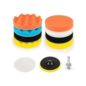 115 mm Pasta Cila Polisaj Pedi Seti, 11 Parça Oto Parlatma Araçları