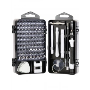 115 Parça Hassas Tornavida ve Onarım Seti – Ergonomik Tasarımlı Krom Vanadyum Çelik Aletler