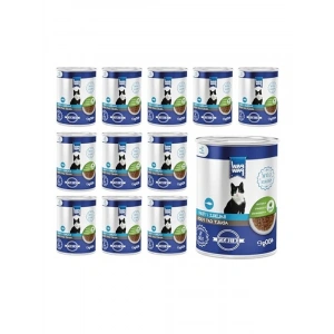 12 Adet 400 Gr Balıklı ve Jöleli Yetişkin Kedi Konserve Maması