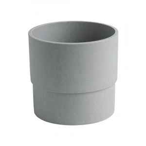 12 cm Açık Hava için Gri Bitki Saksısı