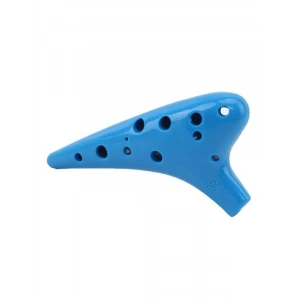 12 Delik Alto C Ocarina Müzik Enstrümanı (Mavi)