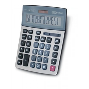 12 Haneli Güneş Enerjili Hesap Makinesi, Çift Hafıza