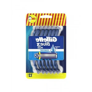 12li Gillette Blue3 Plus Comfort Tıraş Bıçağı, Rahat Kullanım