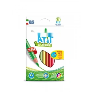 12li Maxi Üçgen Kuru Boya Kalemi Seti