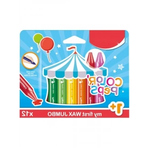 12li Mum Boya Seti - Parlak Renkler, Yumuşak Yapı