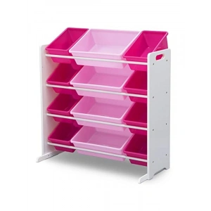 12 Plastik Kovalı Çocuk Oyuncak Saklama Kutusu