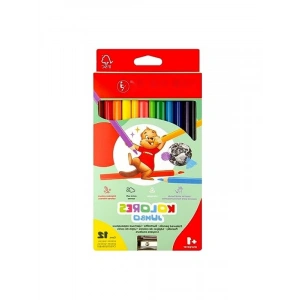 12 Renkli Boyama Kalemi ve Kalemtıraş Seti